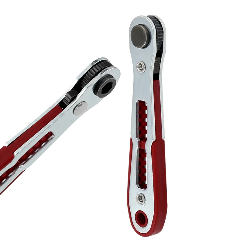 1 шт. двунаправленный ключ отвертки с храповым механизмом универсальный