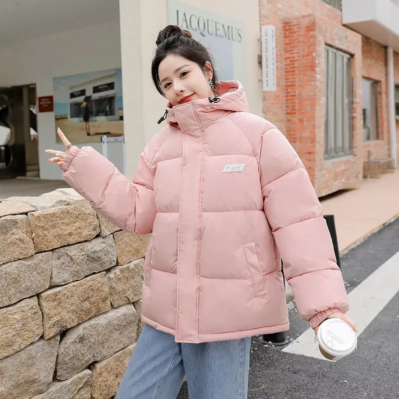 

2022 New Short Winter Coat Women Jacket Fashion Parkas Thicken Warm Female Jackets Cotton Padded Clothing Parka Snow Wear Coats