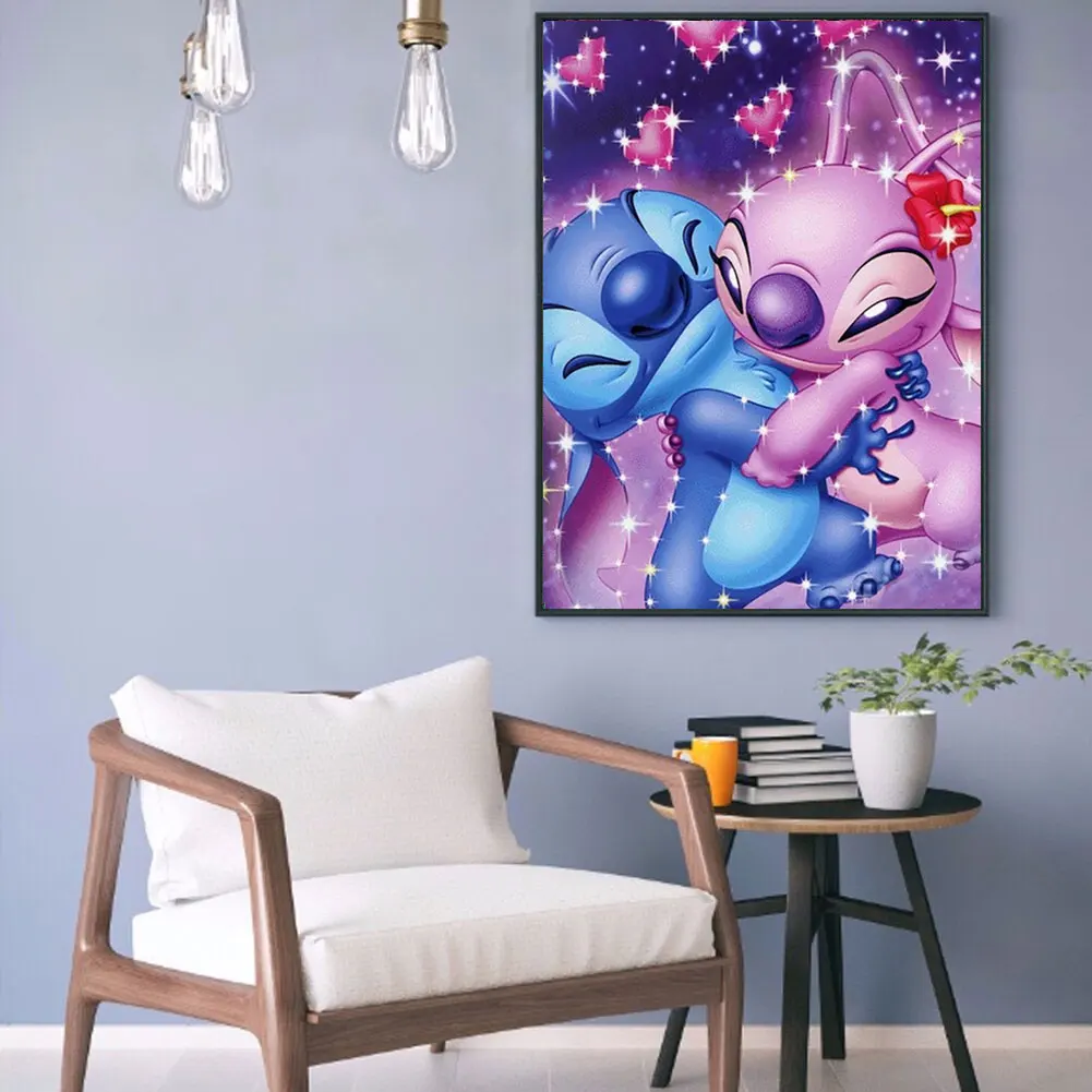 Алмазная живопись Disney Лило Ститч и искусство для хобби с инопланетянинами