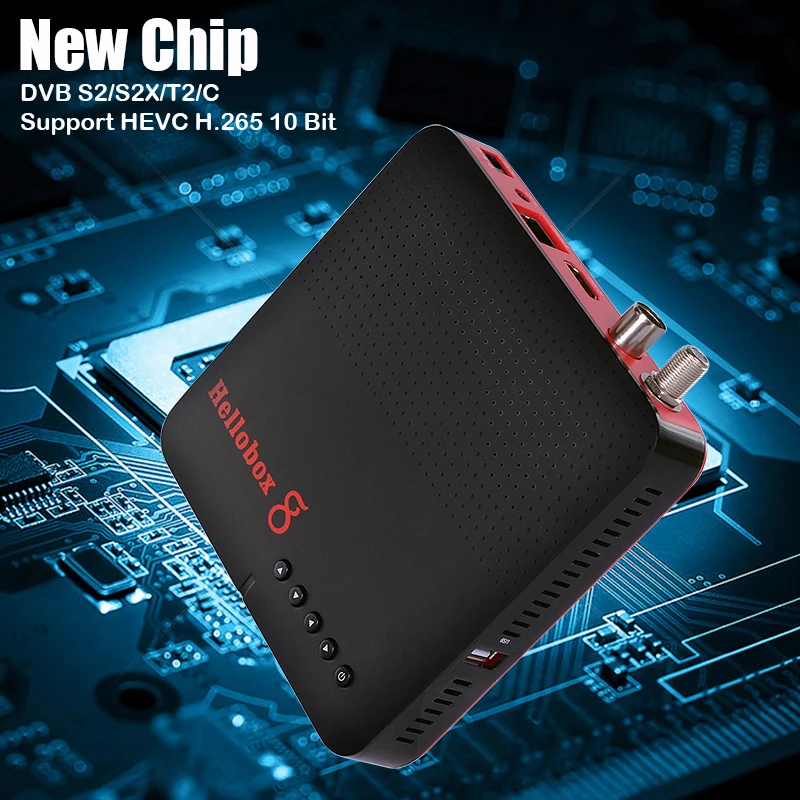 Новый спутниковый приемник Hellobox 8 ресивер стандарта DVB S2 комбинированный