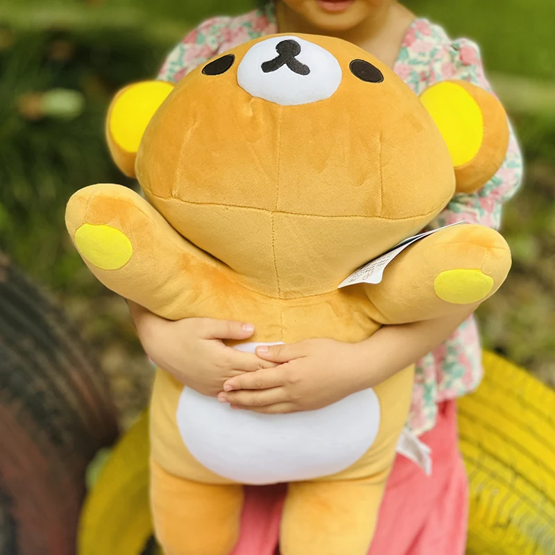 Rilakkuma большой плюшевый мишка мягкая плюшевая игрушка кавайный бурый медведь