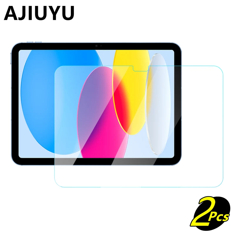 

Защитный чехол AJIUYU для нового iPad 10-го поколения, 2022, 10,9 дюйма, закаленное стекло для iPad 10,9 дюйма, 2022, защитная стеклянная стальная пленка для планшета