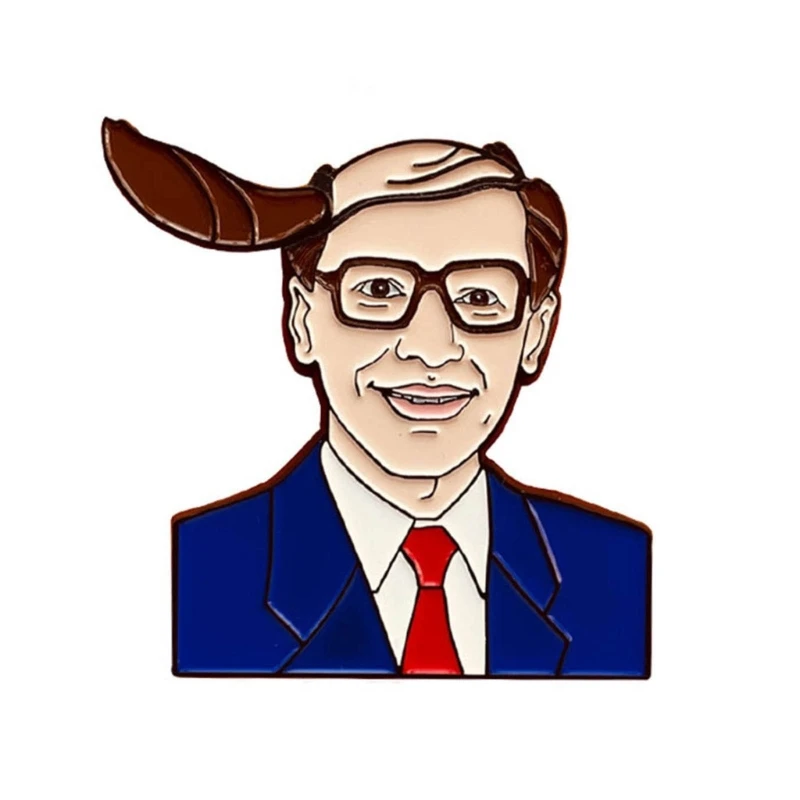 Y51E личность весело лацкан булавка веселый выстрел в голову нагрудник украшение партии значок