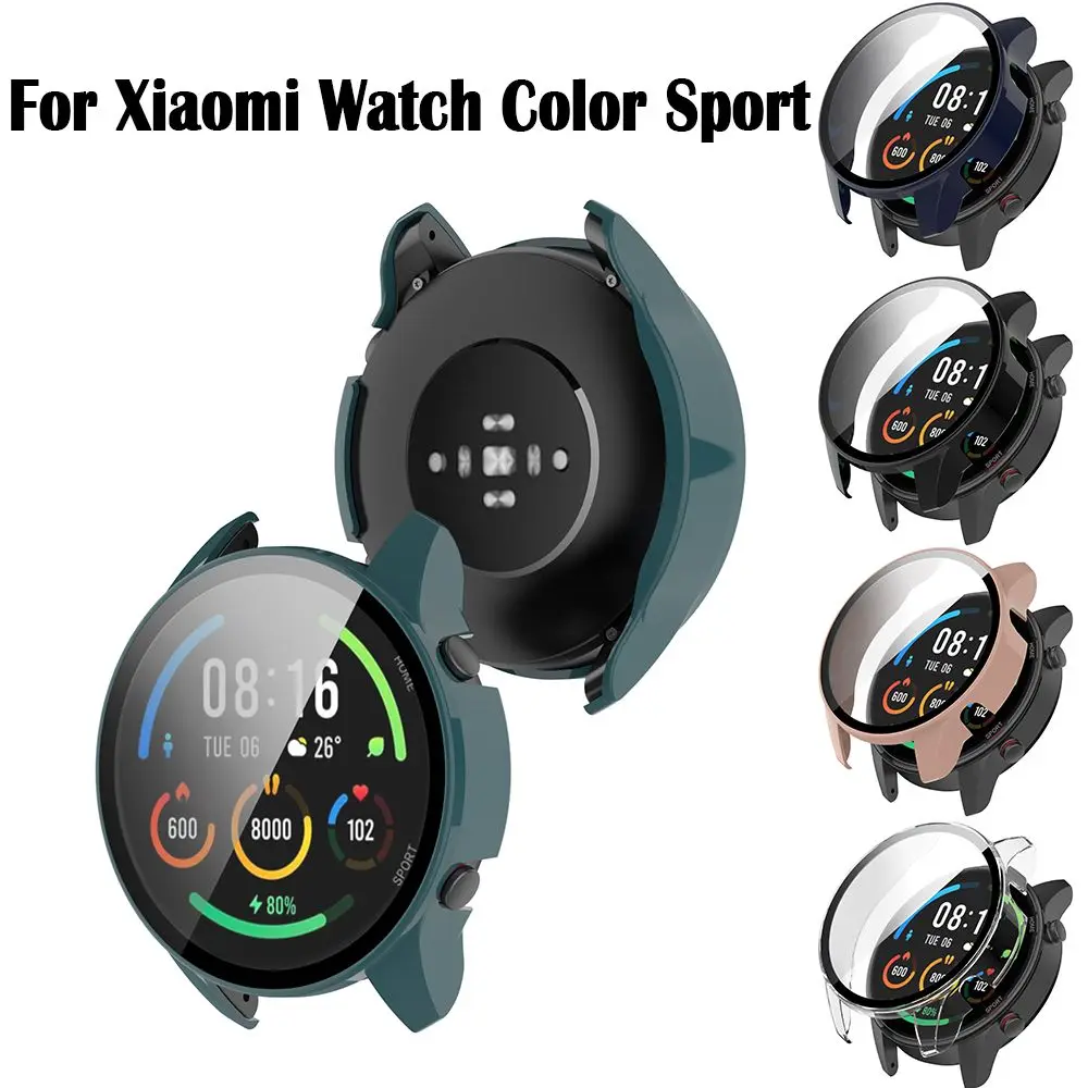

Accessories Cover Hard Protective Case+Film Screen Protector PC Tempered For Xiaomi Watch Color Sport