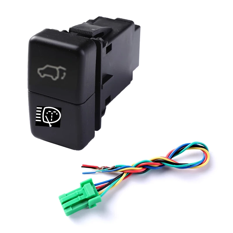 

1 шт., автомобильный светодиодный DRL BSM, парковочный радар, противотуманная фара, двойной переключатель с проводом для Honda CRV Odyssey Civic Fit 2008-2013