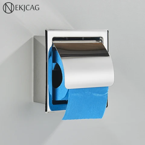 Хромированный держатель для туалетной бумаги из нержавеющей стали 304