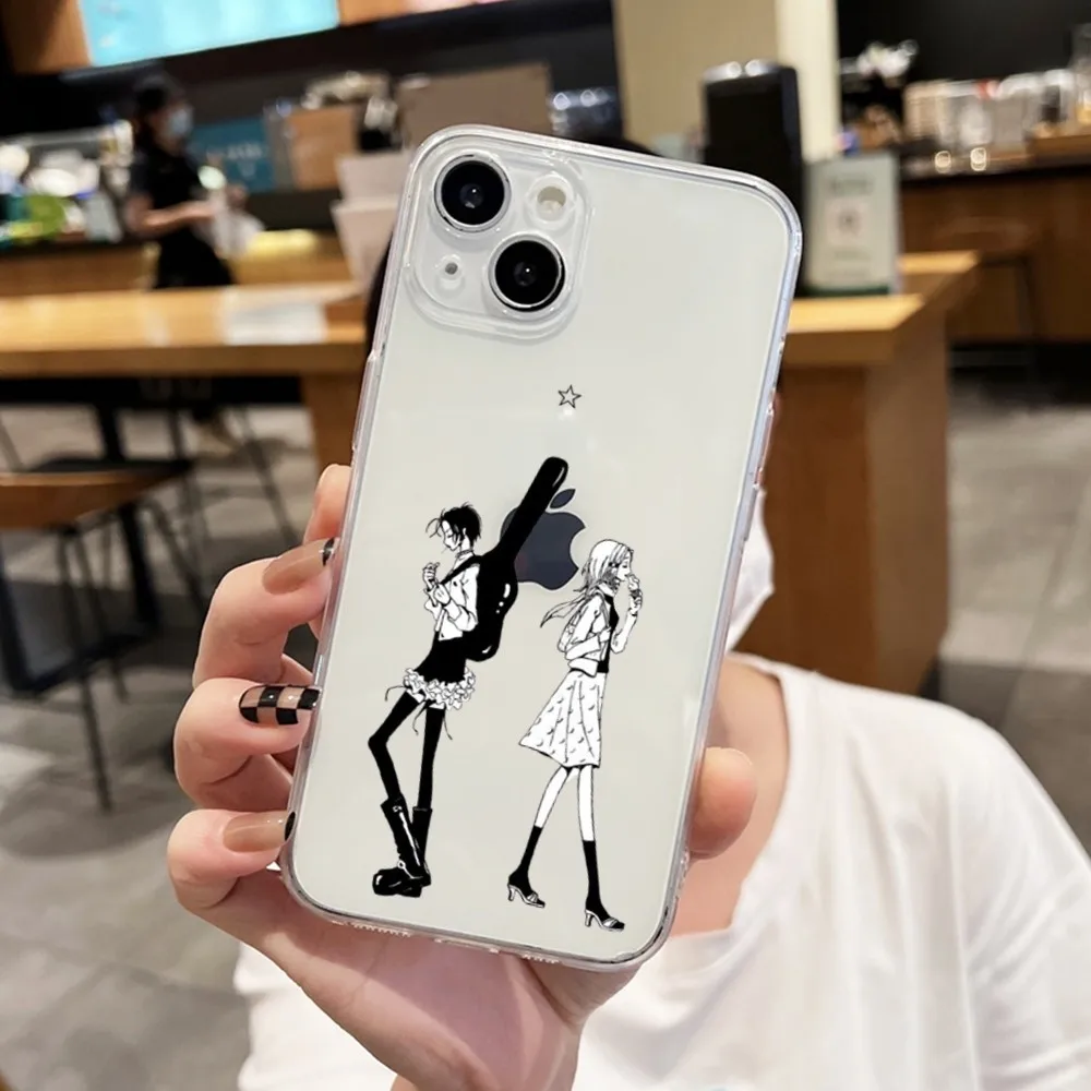 Классический японский чехол для телефона NANA с аниме Iphone 15 11 13 14 Pro Max 7 8 Plus X Xr Xs 16pro 12