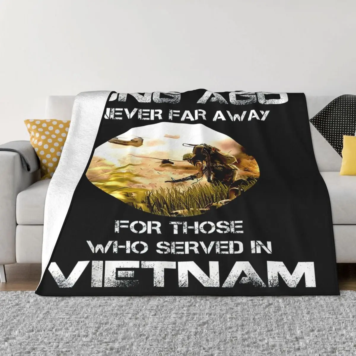 Настраиваемое мягкое Фланелевое теплое одеяло с принтом во Вьетнаме