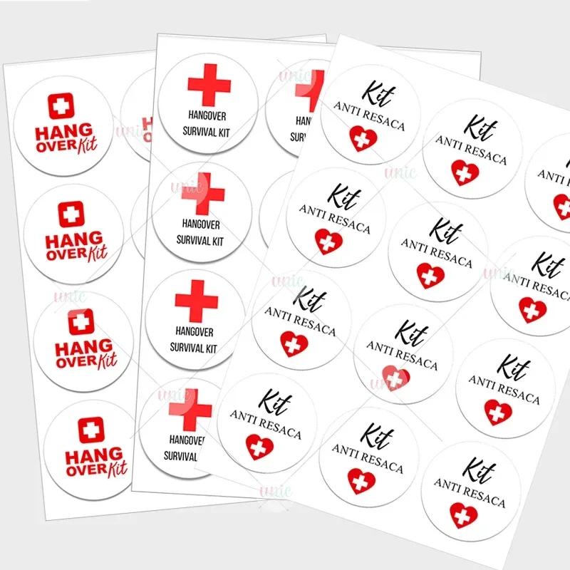 Набор для восстановления выживания свадебные наклейки комплект похмелья