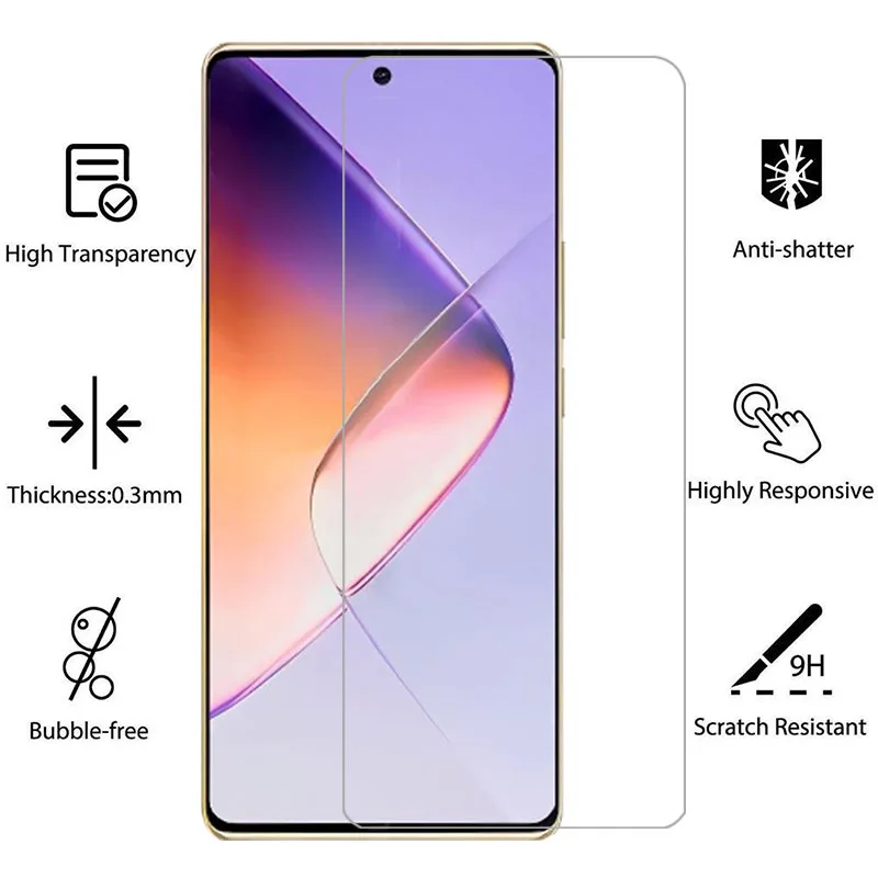 Закаленное стекло для infinix note 40 чехол телефона on infinity note40 not not40 5g задняя крышка 360