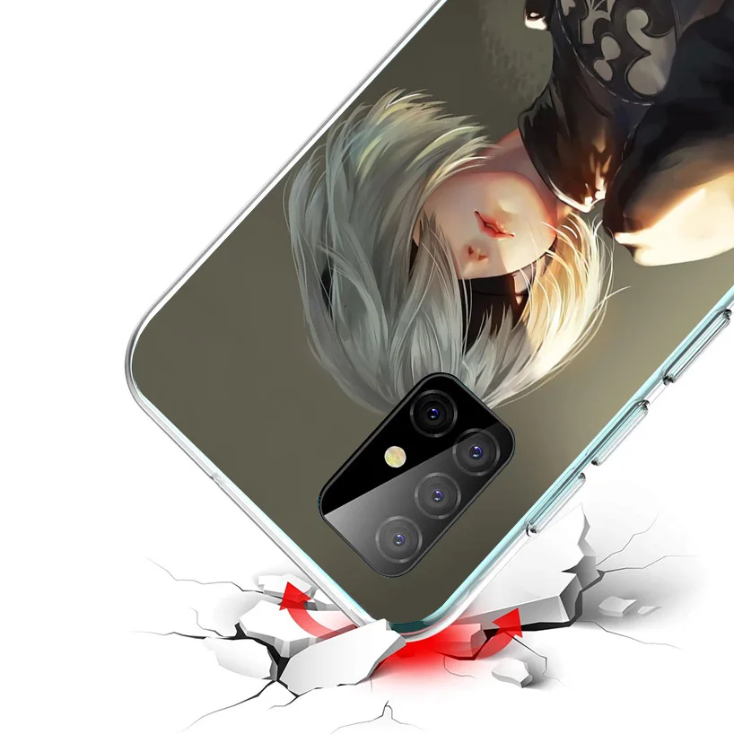 Чехол для телефона 2B Nier Automata с аниме Samsung Galaxy A51 A41 A31 A21S A11 A01 A71 A50S A40 A30 A20S A10S A6 A7 A8 A9