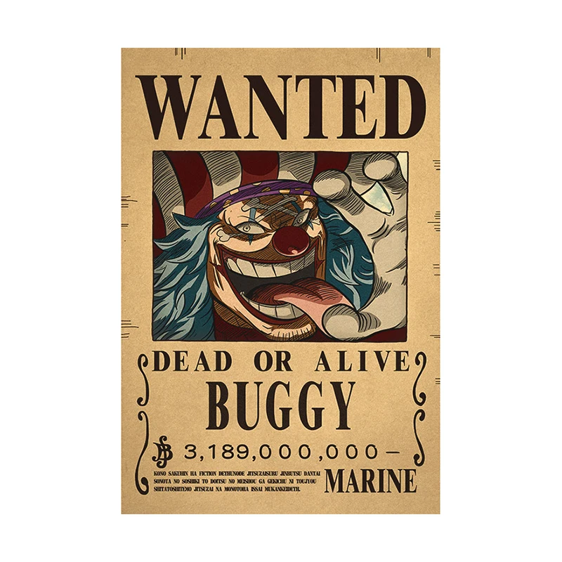 Аниме One Piece Новые постеры Luffy Zoro с вознаграждением экшн-фигурка гостиной