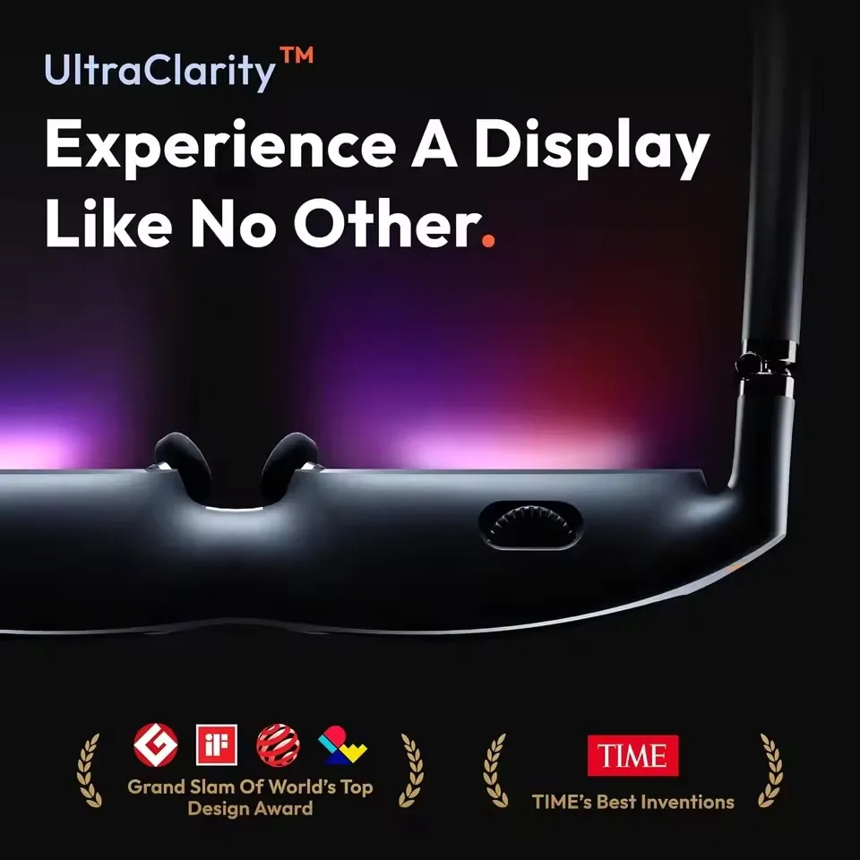 Фото VITURE Pro Smart AR очки с шейным кольцом XR HD просмотр портативный экран 120 Гц высокое обновление 1000 нит для телефона DP №4