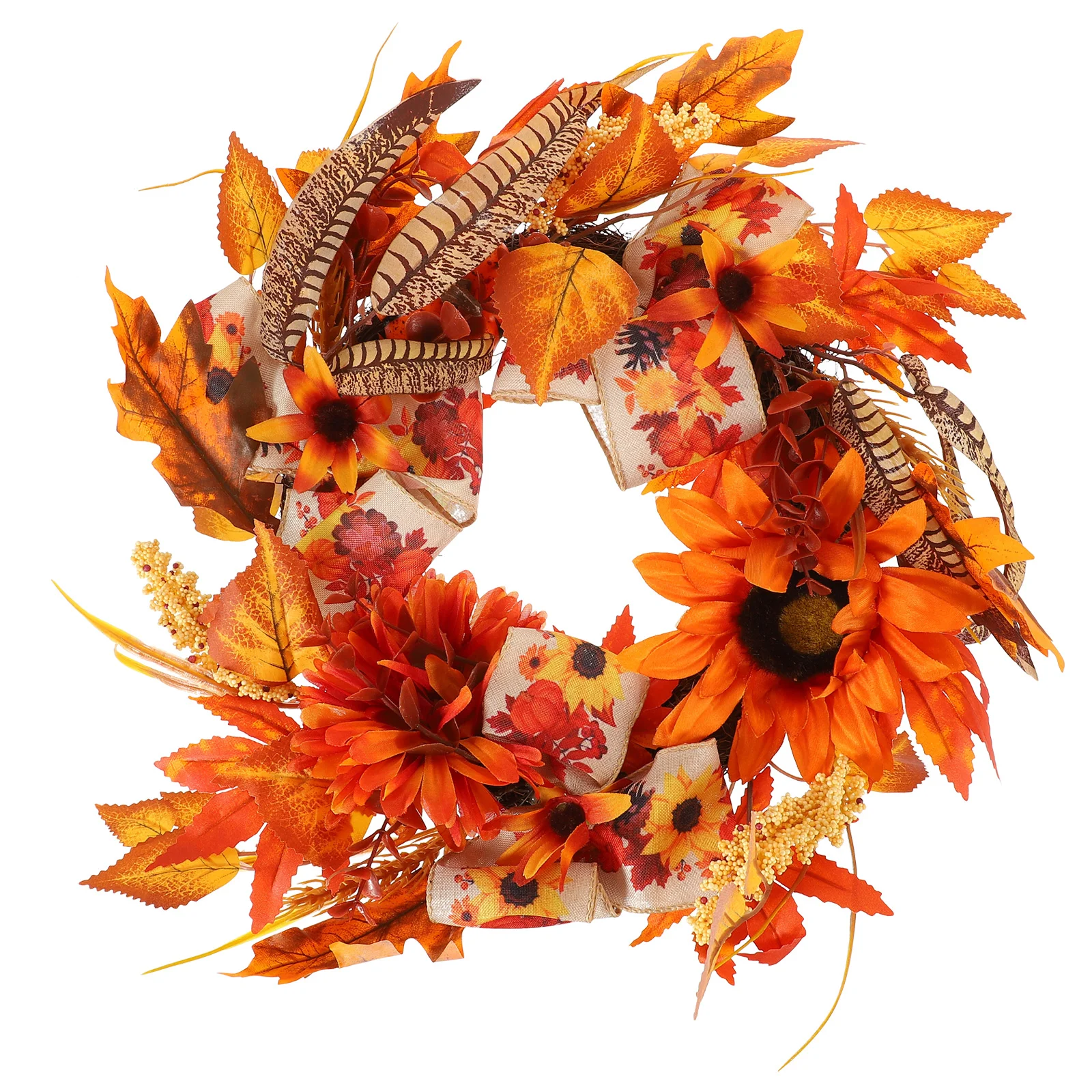 

Door Garland Thanksgiving Decor Front Wreath Harvest Festival Fall Decoration Autumn