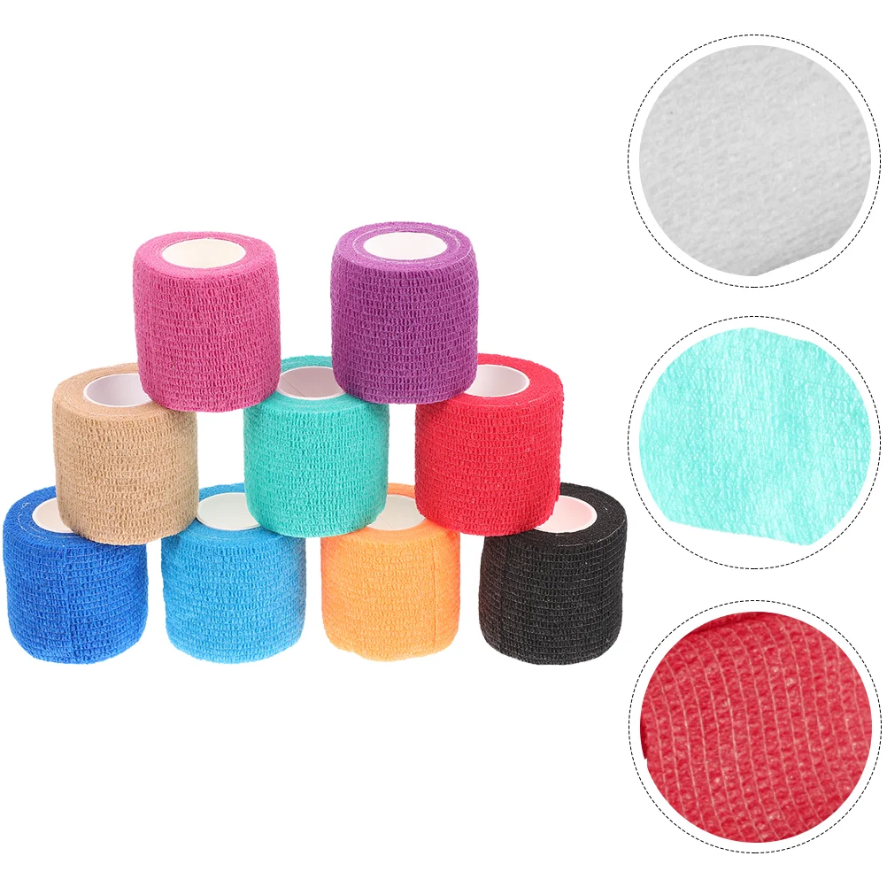 

20 Rolls Elastic Bandage Basketball Football Soccer Tape Sports Wrist Wrap Adhesive Knee Pads