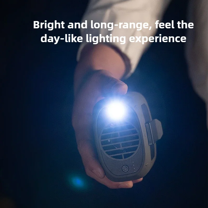 Новый уличный бесшумный поясной вентилятор портативный USB-блок питания для