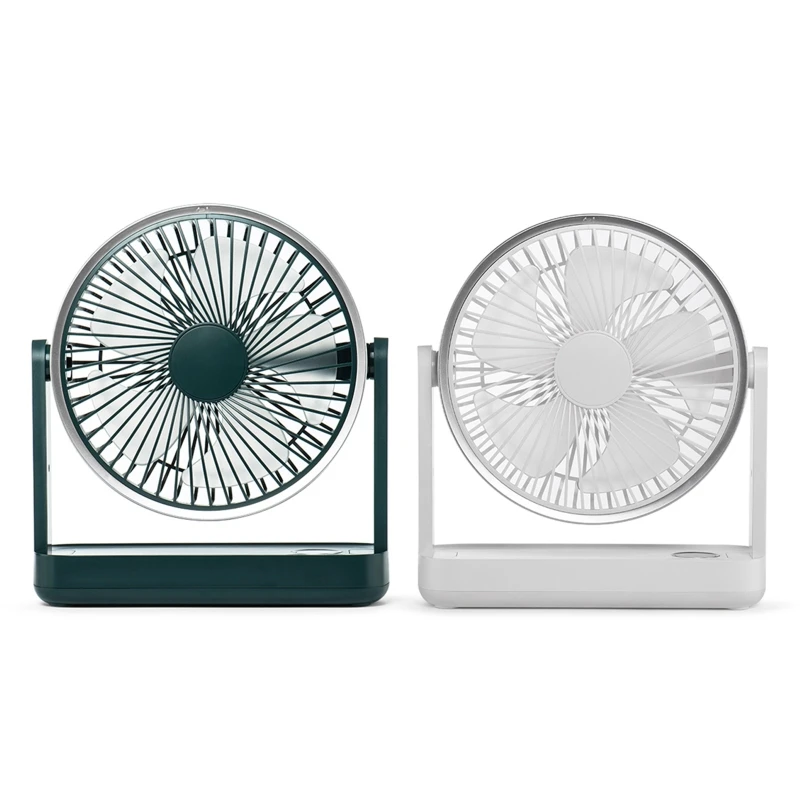 

C5AE Desktop Fan Intelligent Digital Display Mini Fan Table Desktop Floor Power Bank