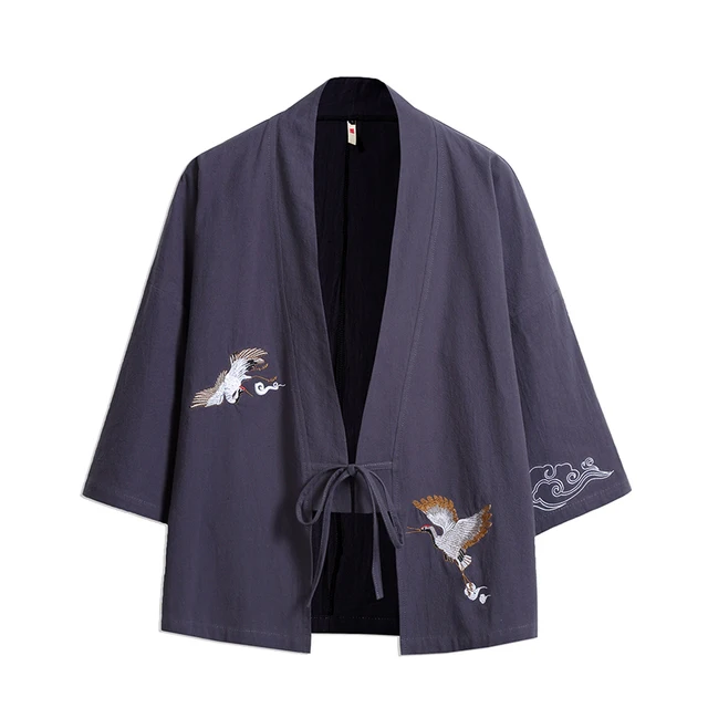 Old Chinese Men's Kimono Cardigan Jackets 2