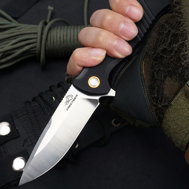 Складной карманный нож FREETIGER клинок D2 рукоятка G10 для ежедневного использования