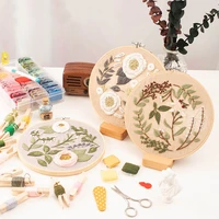 para punch needlework tools sewing accessories sewing craft kits needle thread diy embroidery kits embroidery hoop