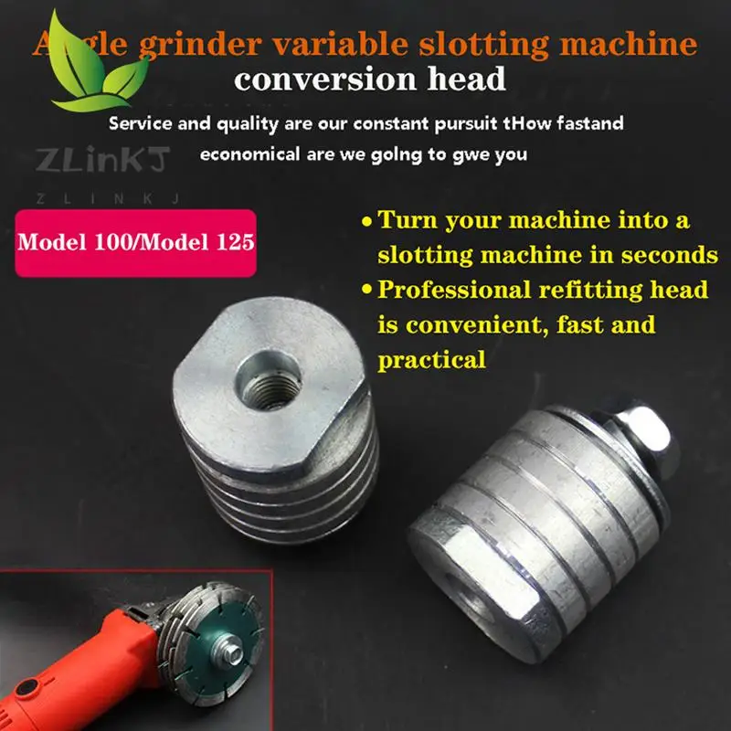 

Angle Grinder Grooving Machine Adapter 100/125-230 Conversion Head Inner Kit