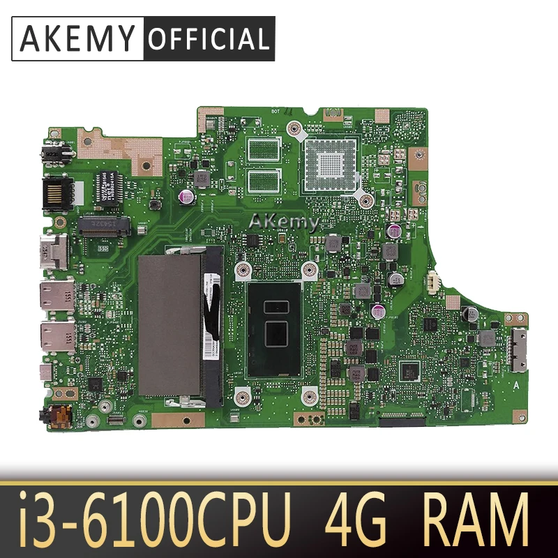 

Akemy TP501UA Motherboard Com 4G RAM I3-6100CPU FOR ASUS TP501UA TP501U TP501UQ TP501UAM TP501UAK TP501UJ Laptop Mainboard