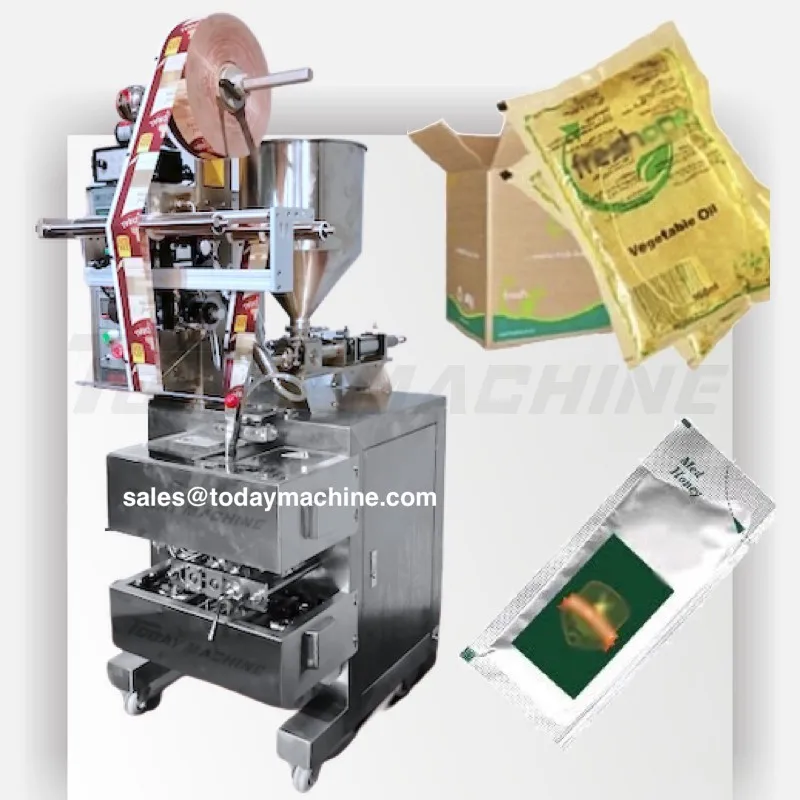 

Customized Tomato Ketchup / Cream/ Paste Sachets Food Packing Machine