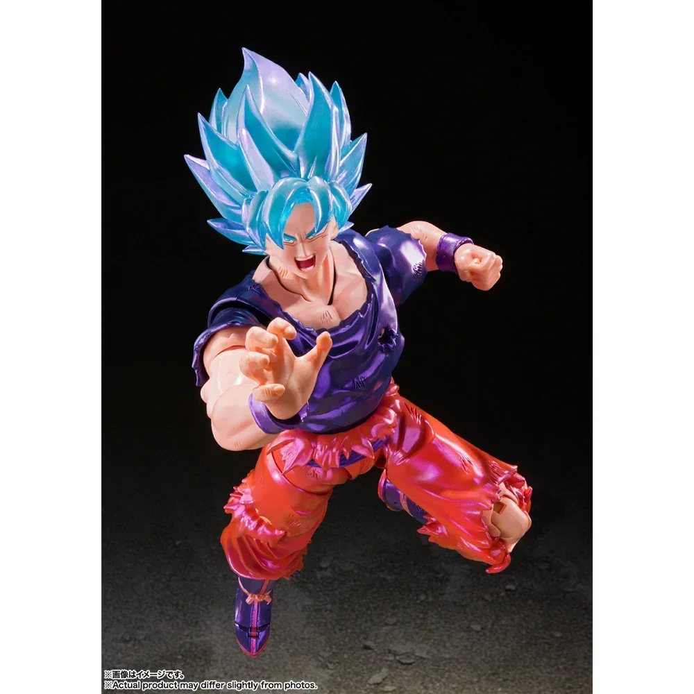 Оригинальная фигурка Драконий жемчуг SHF VJump Super Saiyan God Son Goku Kaio Ken аниме игрушки