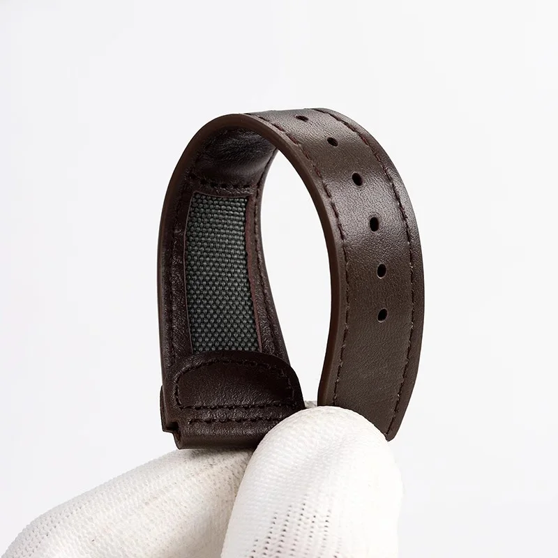 Ремешок из воловьей нейлоновой ткани для наручных часов 16 дюймов 19 мм выпуклый