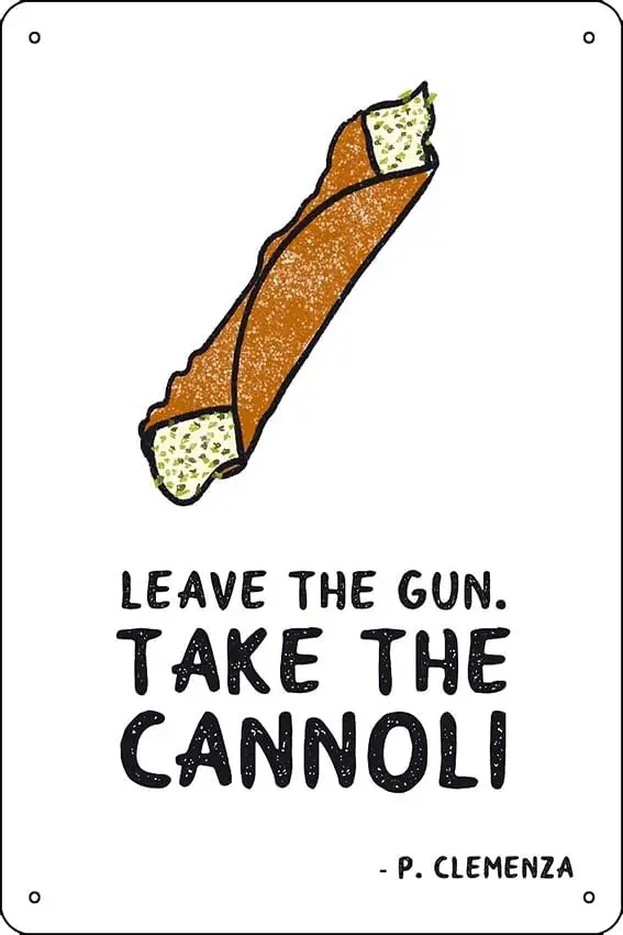 The fther Tke Cnnol Quote rt Prnt Metl Sgn Decor — 8 x 12 дюймов Br Pub Grge Mn Cve Wll