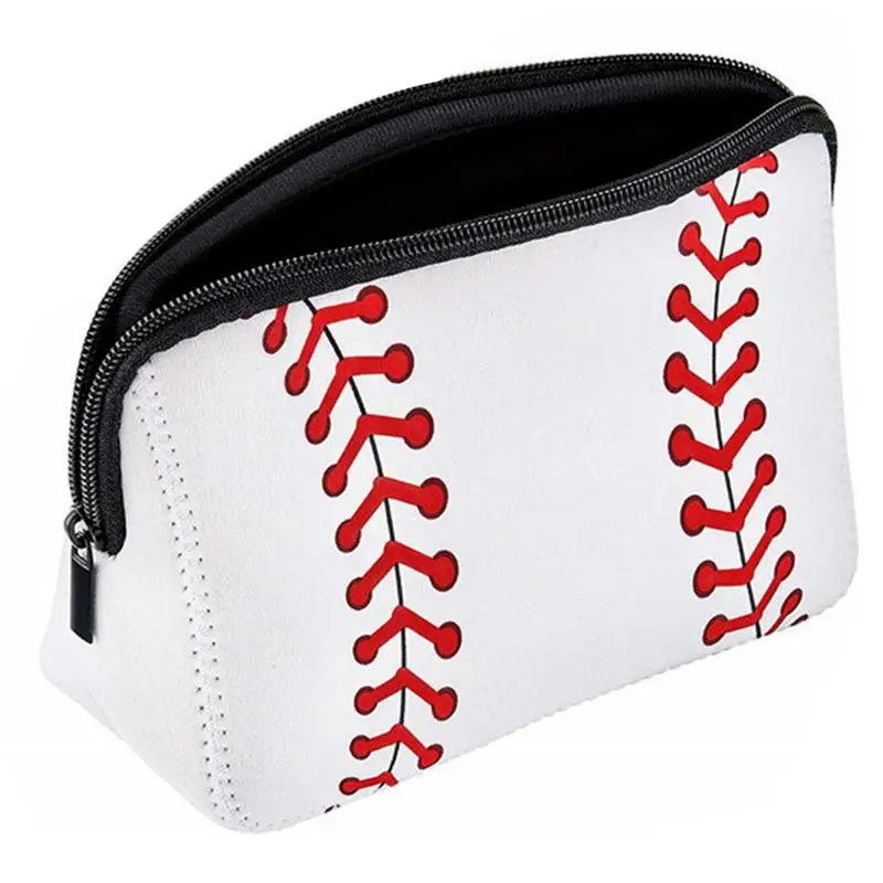 

Женская сумка для макияжа, модная многофункциональная термопереносная Сумка-карандаш для девушек, красивая бейсбольная дорожная сумка для хранения, косметички