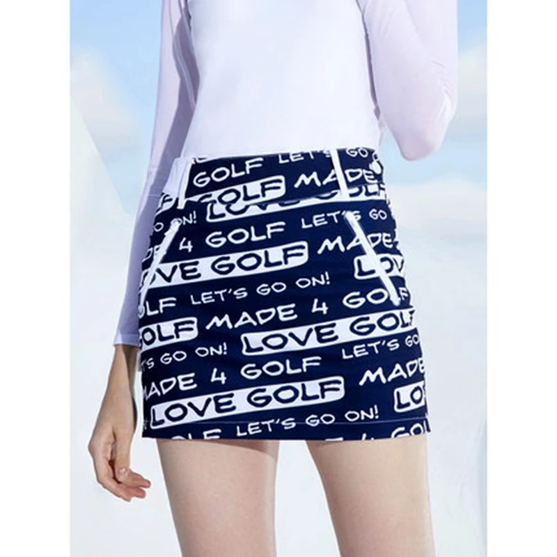 2023 Golf Skirts Women's  Printed Skirts Spring And Summer Breathable Hip Skirts Anti-lighting Golf Ladies Fashion Clothes