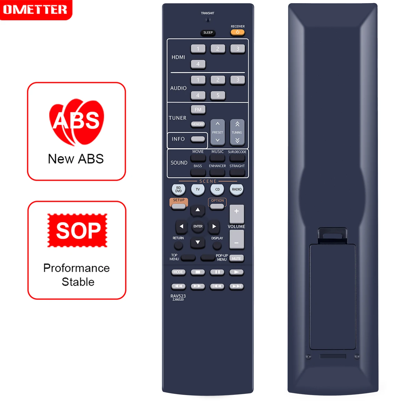 Пульт дистанционного управления RAV523 ZJ66520 для Yamaha HTR-2067 RX-V377 HTR-3067 система усилителя Av