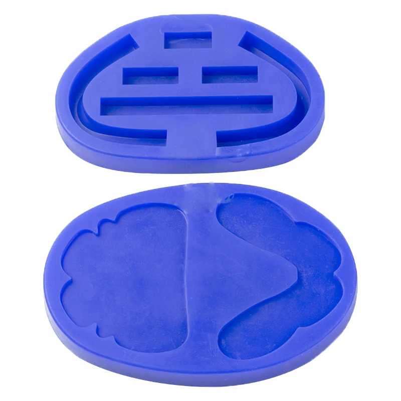 1Pc New Rubber Silicone Rubber Wax Rim Mold Dental Model Base Good Quality Denture Making Molds