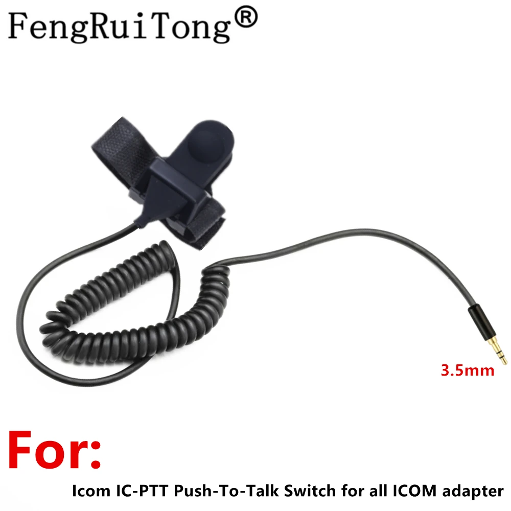For Icom IC-PTT Push-To-Talk Switch for all ICOM to aviation headphone adapter enlarge