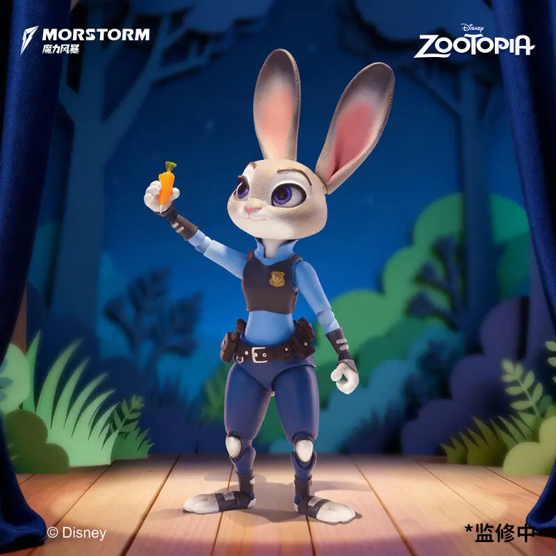 Фото В наличии: Серия фигурок Zootopia, коллекционные боксы-сюрпризы Kawaii BJD, аниме-фигурки Джуди Хоппс и Ника Вайлда, модели игрушек, подарок для детей №5