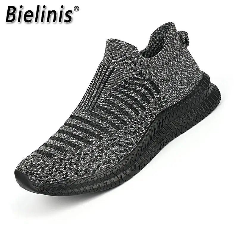 

Кроссовки-носки мужские легкие, дышащие вязаные, без шнуровки, спортивная обувь для бега и ходьбы, повседневные