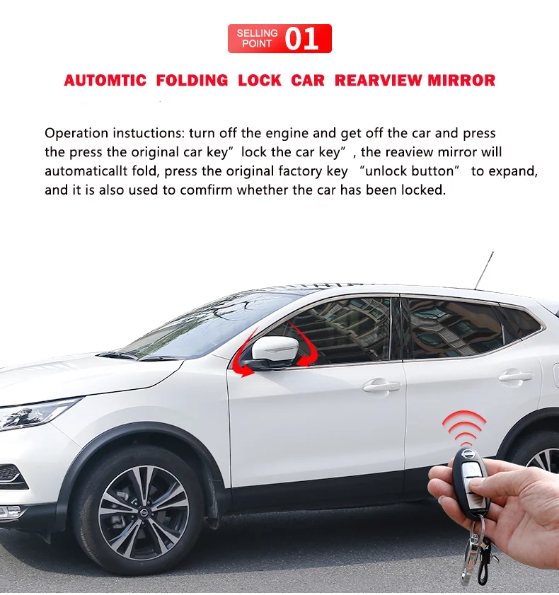 Для Toyota Wildlander 2022 Авто Интеллектуальный автомобиль электрический боковой зеркала