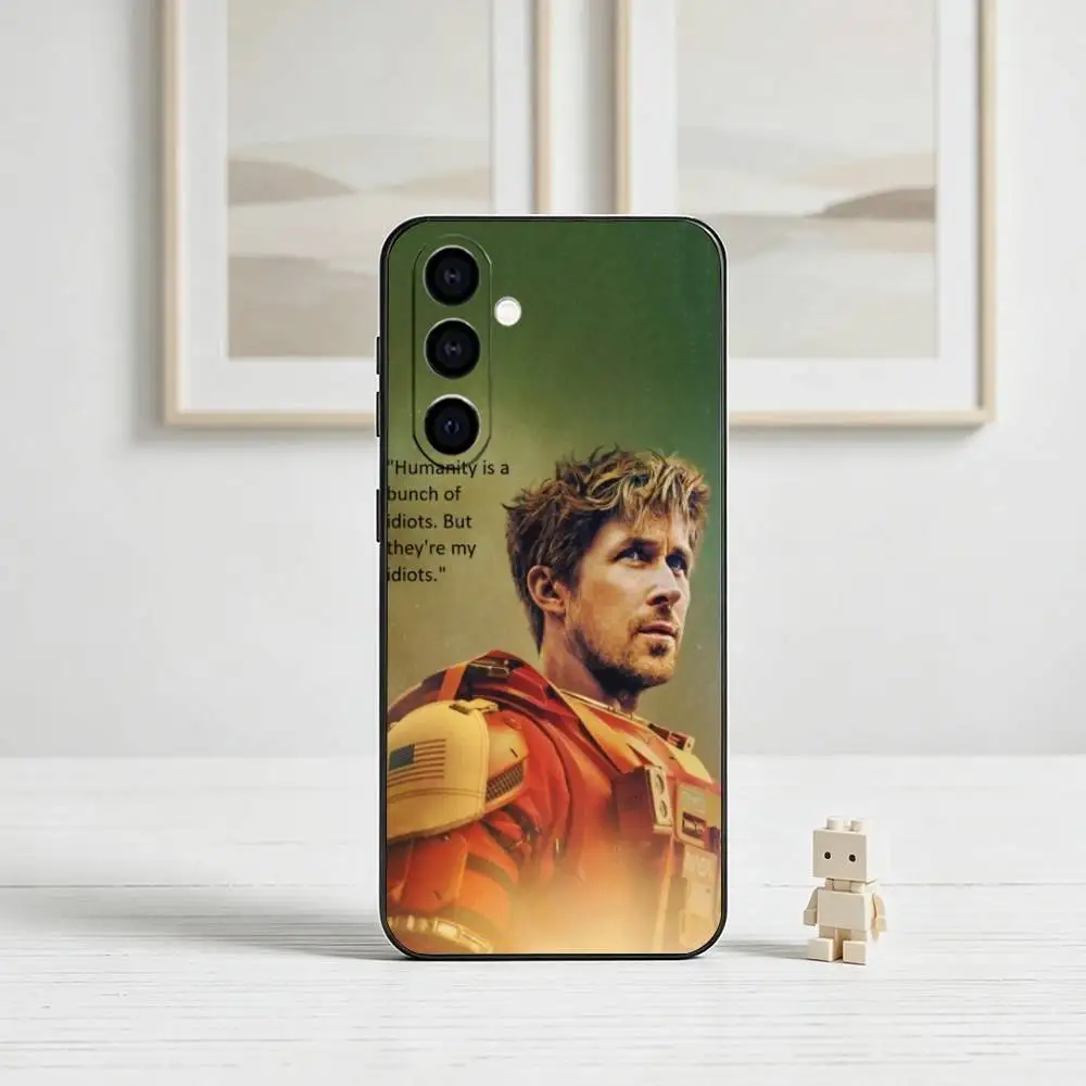 Фото Чехол для телефона Ryan-N Gosling Project Hail Mary для Samsung Galaxy A73, A72, A71, A70, A53, A52, A51, мягкий силиконовый черный чехол, подарок №2