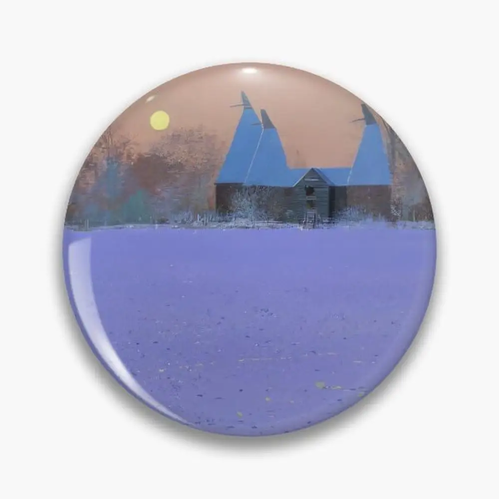 Мужская брошь на булавке с изображением пола Эванса