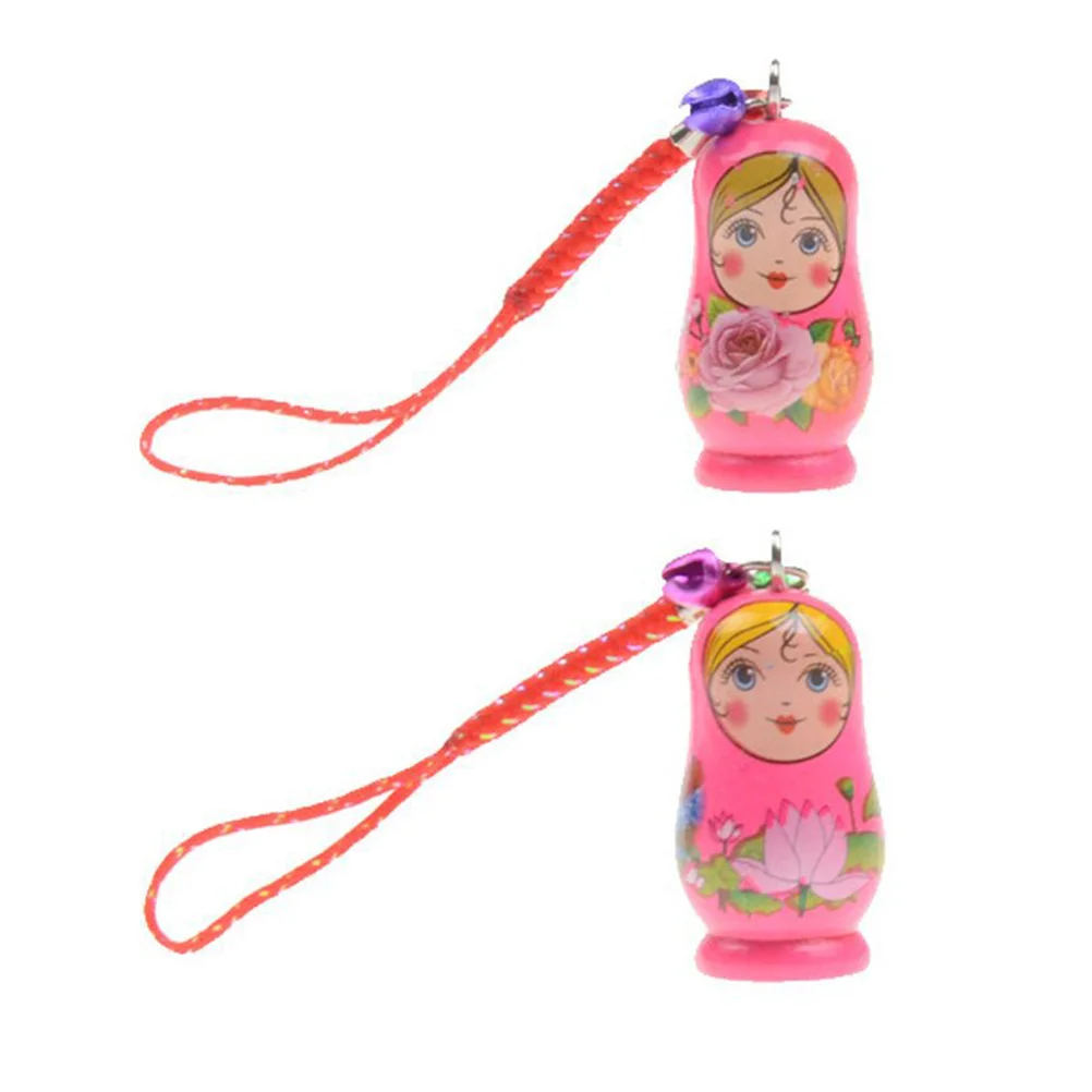 

Russian Nestingmatryoshka Keychain Key Stacking Woodentoddlers Babushka Chains Christmas Kids Russiamade Toys Keychains Novelty