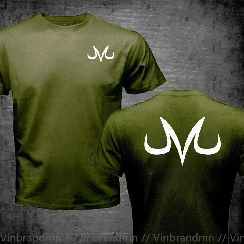 Футболка мужская с японским принтом манга Вегета аниме Z модная Повседневная