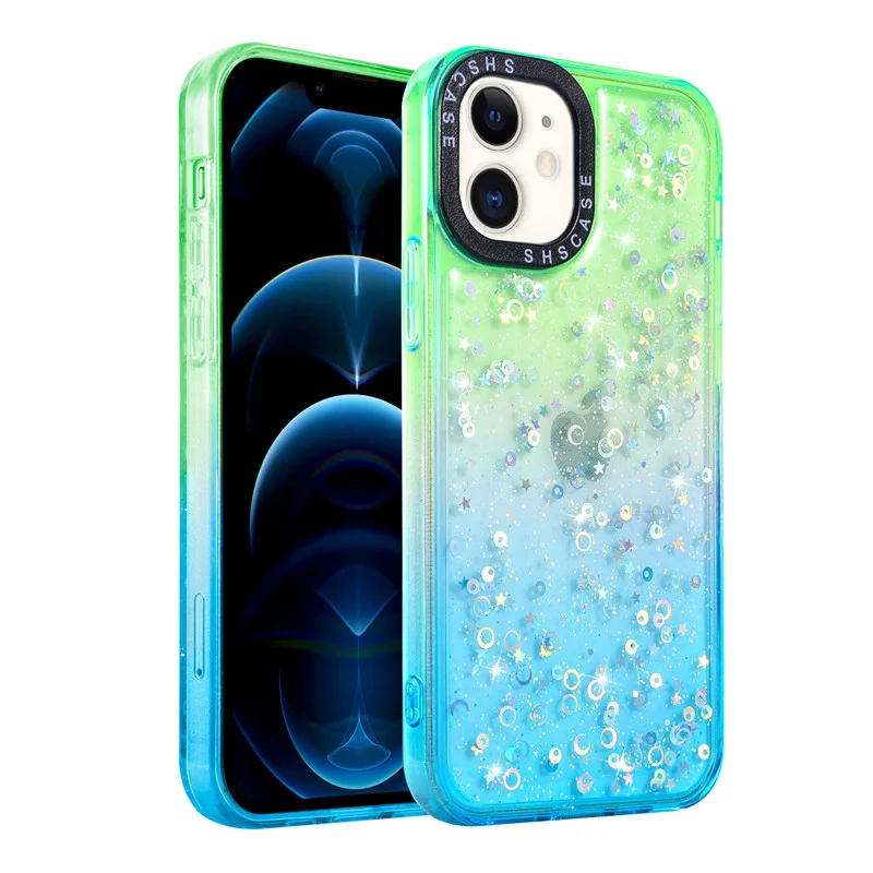 Чехол для iPhone совместимый с моделями 13 12 pro 11 Max XS XR x 7 8 plus красивый Радужный