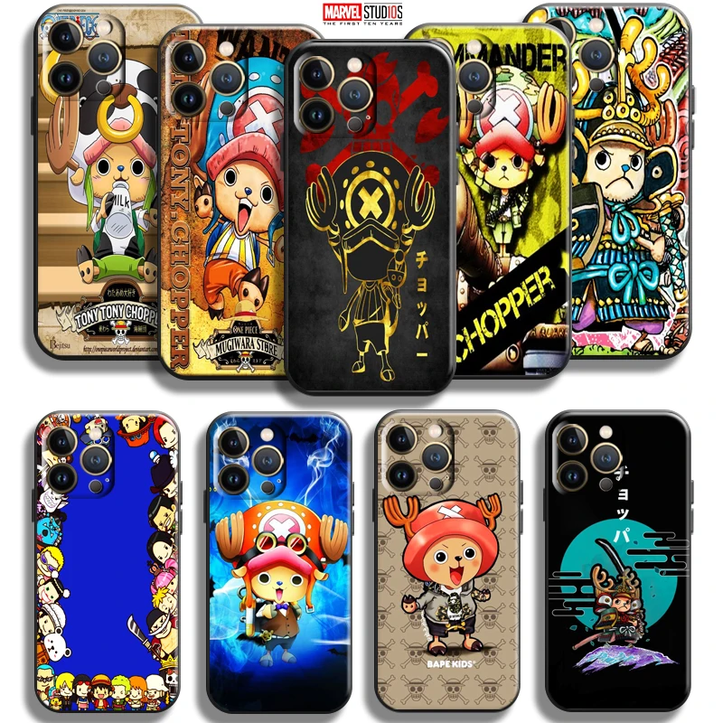 

Anime One Piece Tony Tony Chopper For Apple iPhone 13 12 11 Pro Mini X XR XS Max SE 6 6S 7 8 Plus Phone Case TPU Silicone Cover