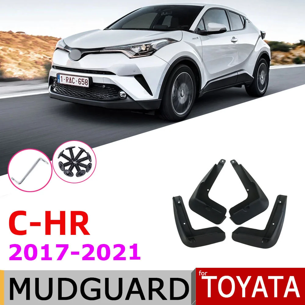 

Брызговики для Toyota CHR 2021 2020 2019 2018 2017 C HR AX10, переднее и заднее Брызговики, брызговики
