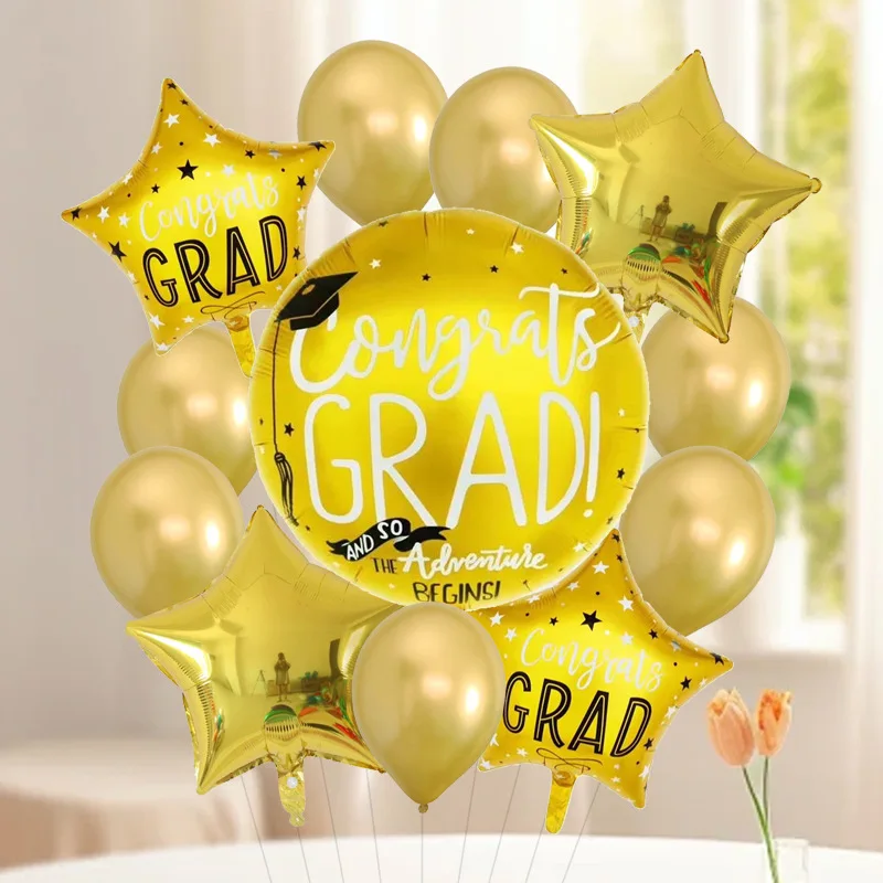 Окончание учебного сезона набор из алюминиевой пленки воздушный шар сцена