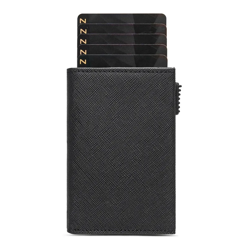 

Мужской карт-Холдер, кошелек Rfid Slim Carbon Fiber Saffinao Skin из искусственной кожи Holder Pop Up Luxury Carteira Masculina чехол Tri Fold минималистский