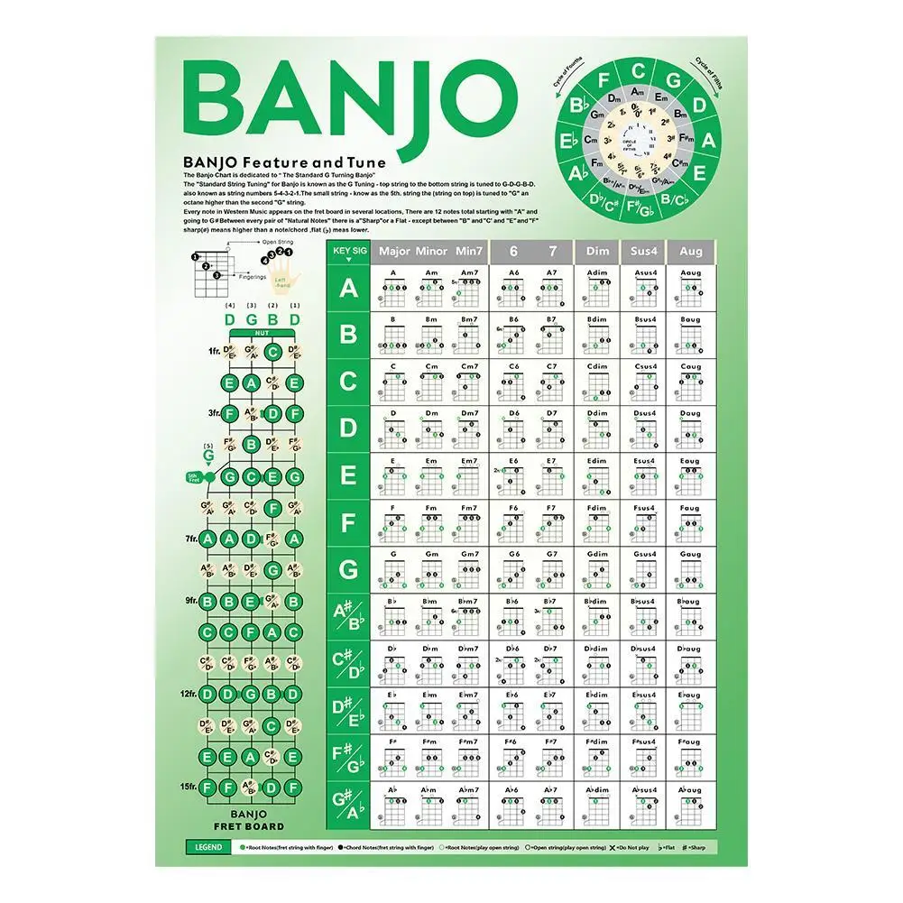 Рисунок 4 - Таблица аккордов Banjo