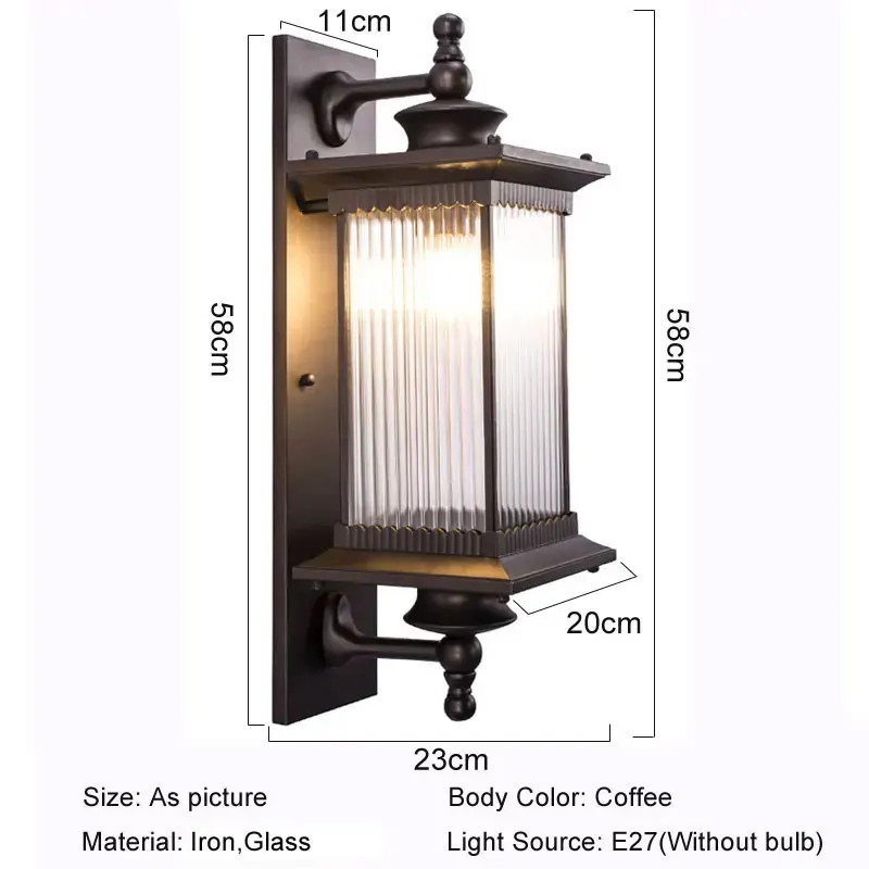 

Настенная лампа wecus кофейного цвета