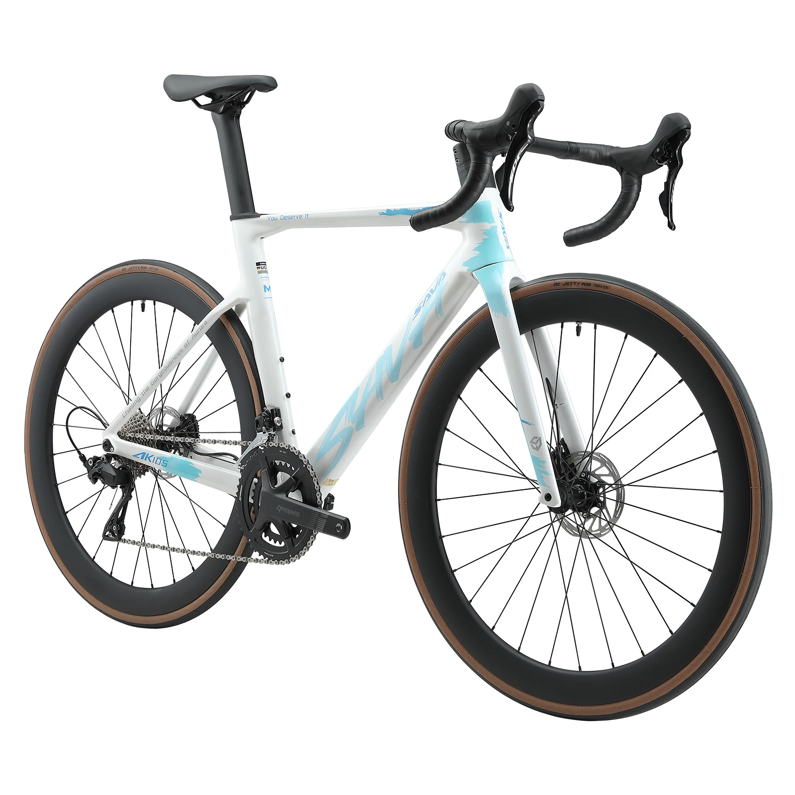 SAVA AK105 Полностью карбоновый шоссейный велосипед 700*25C Шоссейный для взрослых 8 кг с